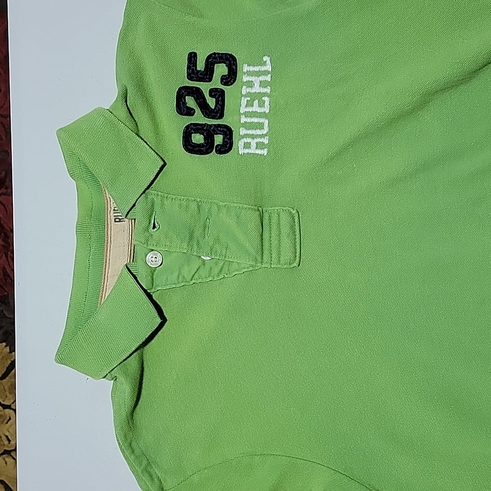 RUEHL NO.925 Men's Green Polo XL
